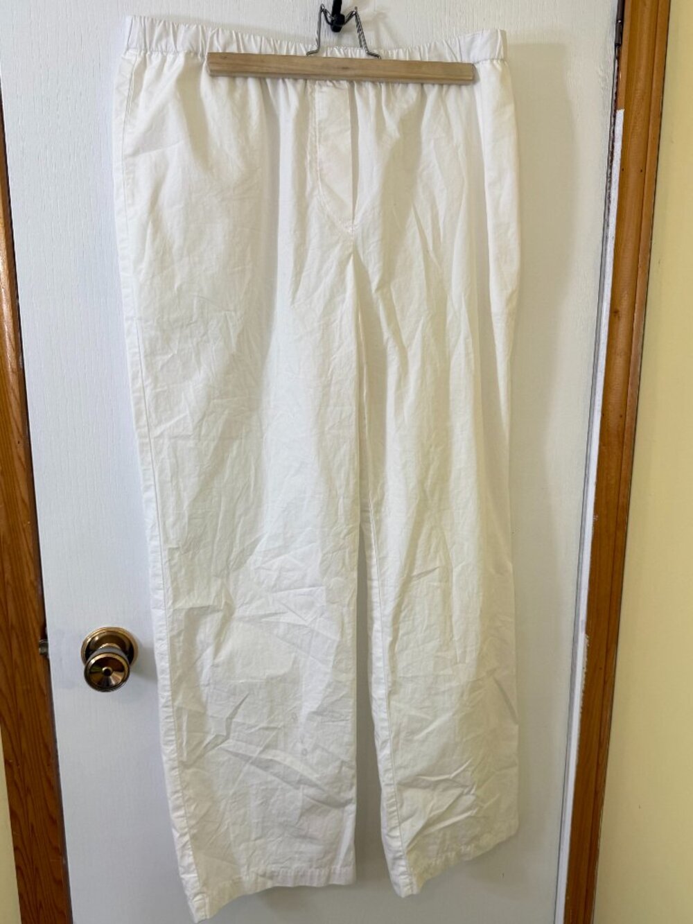 Wilfred Free White Parachute Wide Leg Pants Size Large - Picture 3 of 9